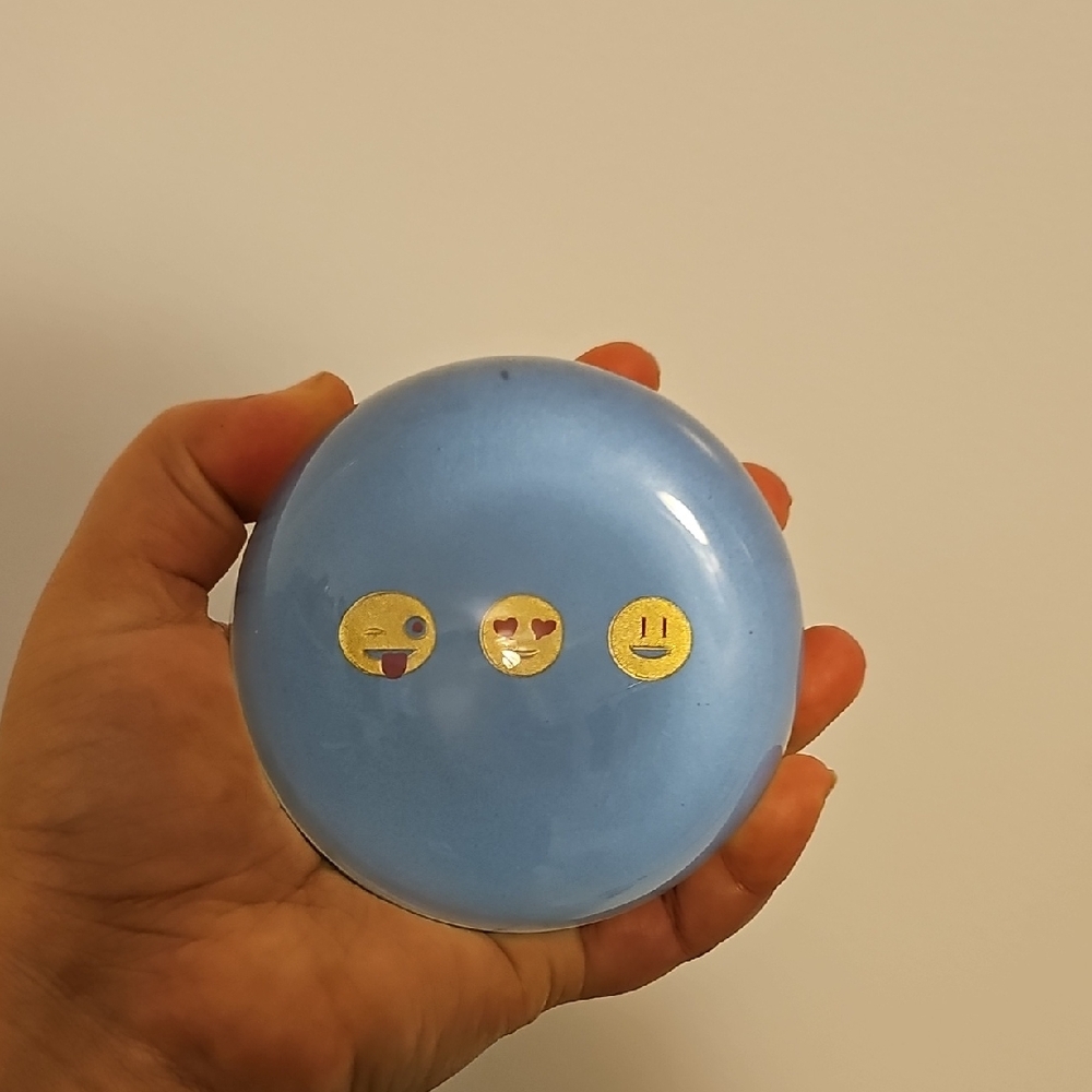 Connor New York Glass Dome Emoji Paperweight